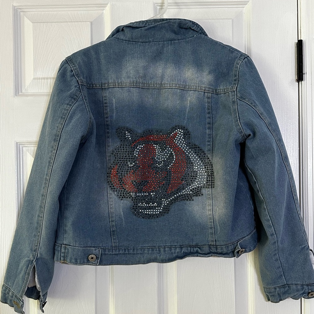 XL Bengals Jean Jacket